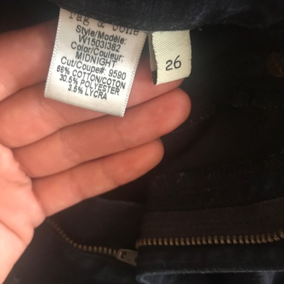 Rag & bone legging jean, size 26, midnight color - Picture 2 of 4